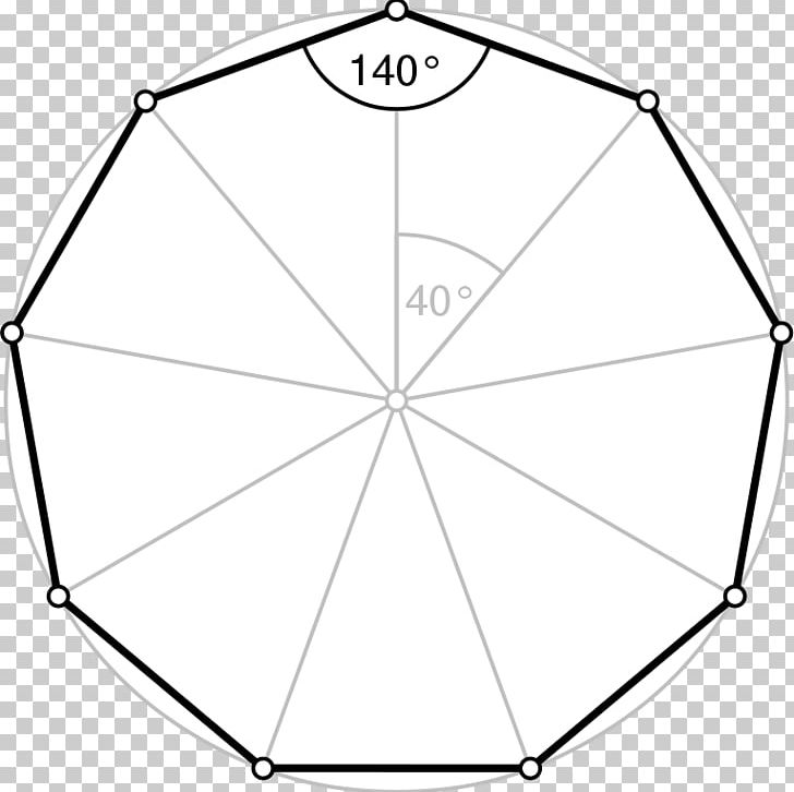 Regular Polygon Icosagon Decagon Internal Angle PNG, Clipart, 120gon, Angle, Area, Art, Black And White Free PNG Download