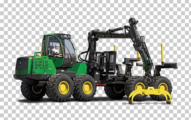 John Deere Forwarder Heavy Machinery Tractor Loader PNG, Clipart, Automotive Tire, Baler, Construction Equipment, Deere, Feller Buncher Free PNG Download