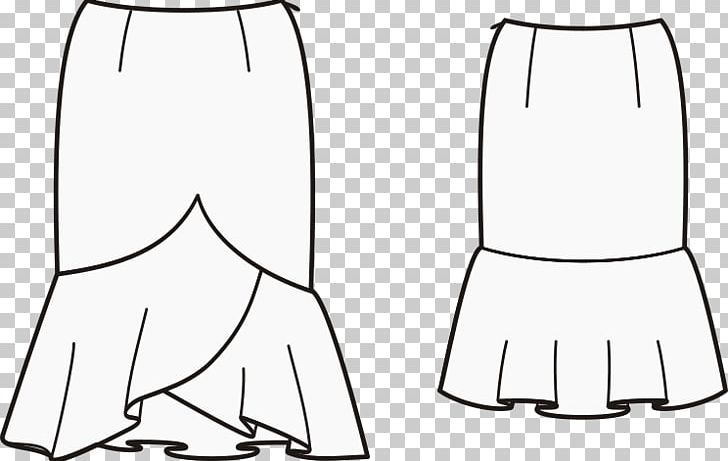 Pattern Skirt Sewing Fashion Dress PNG, Clipart, Abdomen, Area, Black, Black And White, Burda Style Free PNG Download