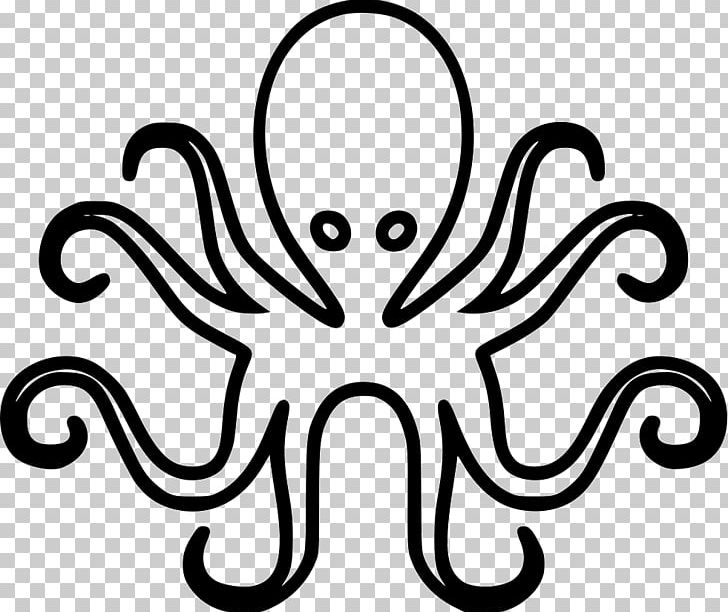 Giant Pacific Octopus PNG, Clipart, Artwork, Black And White, Computer Icons, Drawing, Encapsulated Postscript Free PNG Download