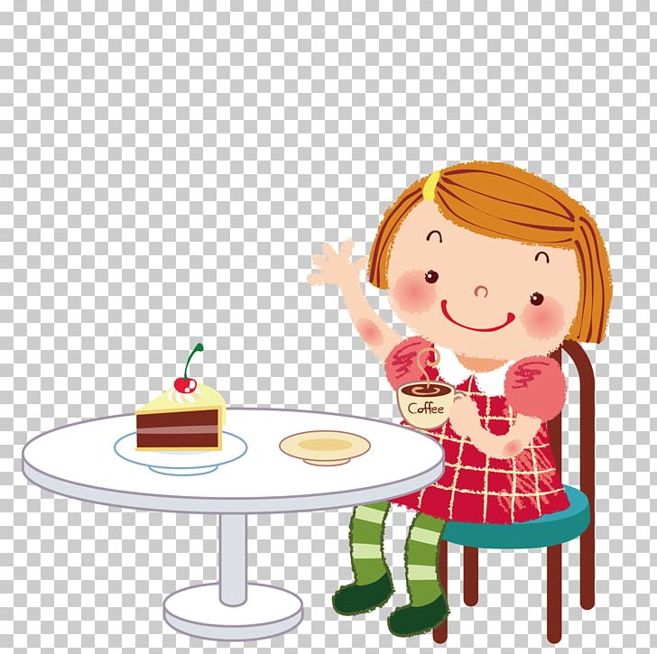 Tea Coffee PNG, Clipart, Adobe Illustrator, Anime Girl, Art, Baby Girl, Cartoon Free PNG Download
