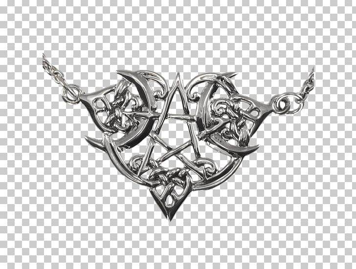 Charms & Pendants Pentacle Necklace Earring Wicca PNG, Clipart, Body Jewelry, Chain, Charms Pendants, Crescent, Earring Free PNG Download
