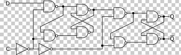 Flip-flop Edge Triggered NAND Gate Clock Signal Logic Gate PNG, Clipart, And Gate, Angle, Area, Auto Part, Black And White Free PNG Download
