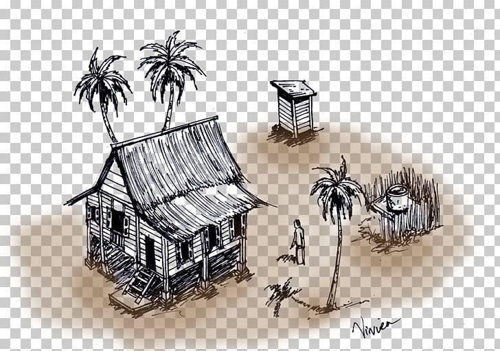 Malay Houses Kampong Facade Malays PNG, Clipart, Architecture, Drawing, Facade, Home, House Free PNG Download