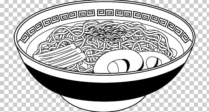 Ramen ラーメン 白黒 Instant Noodle Drawing Dandan Noodles PNG, Clipart, Black