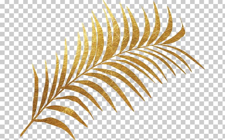 Leaf Fern Gold Plant PNG, Clipart, Art, Desktop Wallpaper, Feather, Fern, Gold Free PNG Download