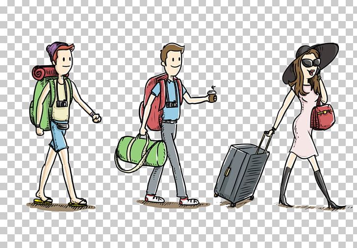 Package Tour Travel Backpacking Doodle PNG, Clipart, Art, Backpacker, Backpacking, Cartoon, Doodle Free PNG Download