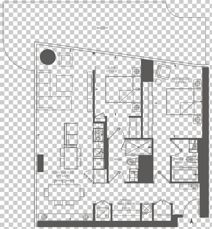Floor Plan One Bloor Bloor Street East House Apartment PNG, Clipart, Angle, Apartment, Architecture, Area, Bedroom Free PNG Download