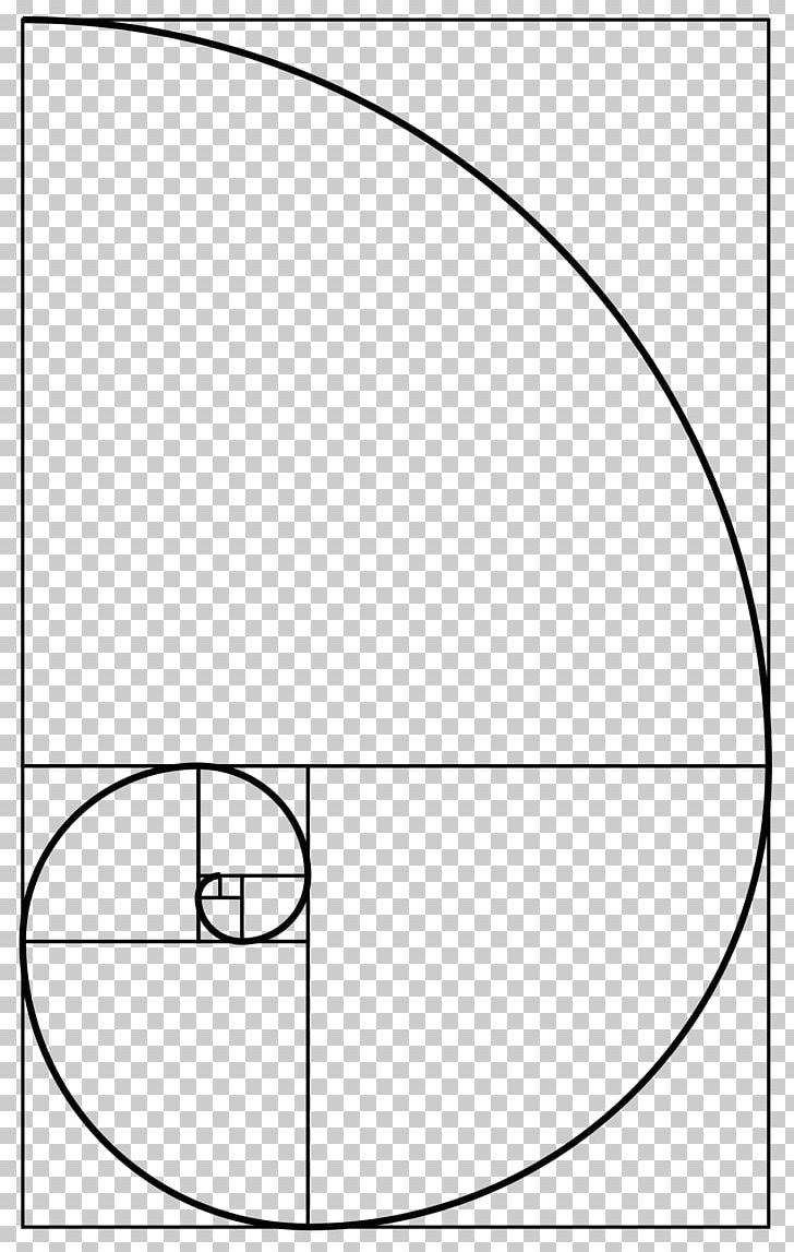 Golden Ratio Circle Golden Spiral Sacred Geometry PNG, Clipart, Angle, Area, Black, Black And White, Diagram Free PNG Download