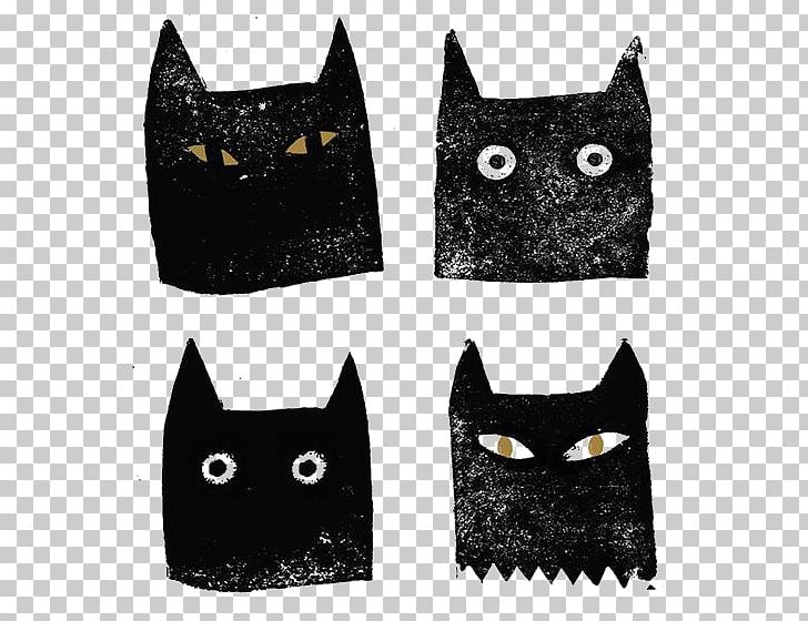 Black Cat Pet Illustration PNG, Clipart, Animals, Avatar, Background Black, Black, Black Background Free PNG Download