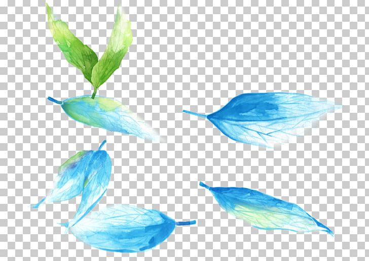 Watercolor Painting Ink Wash Painting Leaf Illustration PNG, Clipart, Aqua, Art, Autumn Leaves, Birdandflower Painting, Blue Free PNG Download