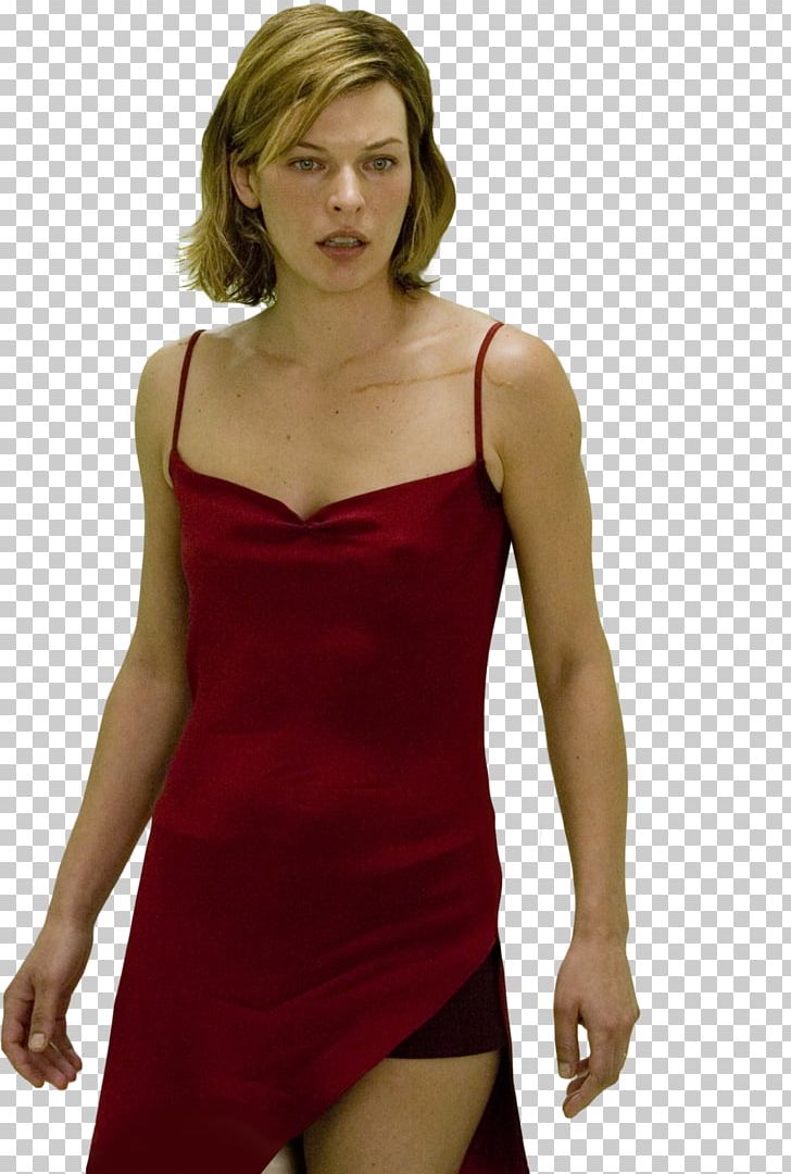 milla jovovich resident evil red dress