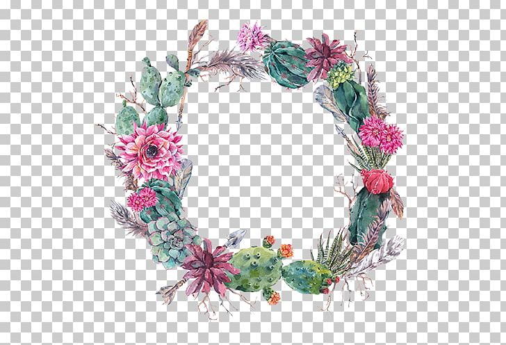 Wedding Invitation Cactaceae Flower Succulent Plant Wreath PNG, Clipart, Cactaceae, Cactus, Color, Decor, Etsy Free PNG Download
