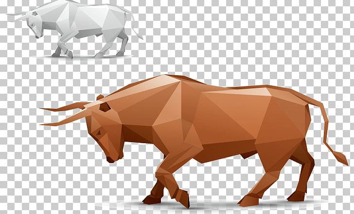 Origami Bull Cattle Paper PNG, Clipart, Animal, Animals, Cattle Like Mammal, Cow Goat Family, Dinosaur Egg Free PNG Download