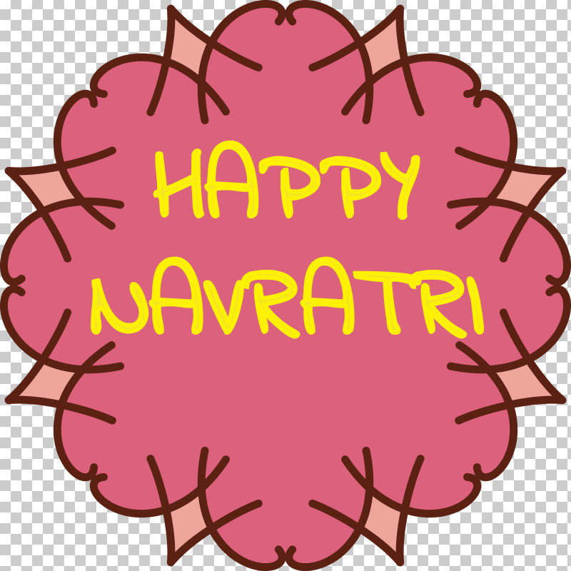 Happy Navratri PNG, Clipart, Cartoon, Christmas Day, Flower, Line, Pictogram Free PNG Download