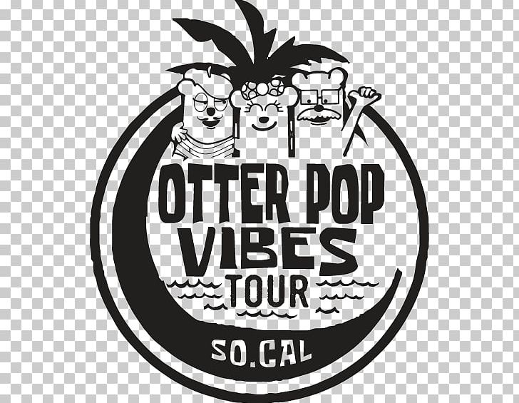 Logo Otter Pops Brand Font Concert Tour PNG, Clipart, Area, Black, Black And White, Brand, Concert Tour Free PNG Download