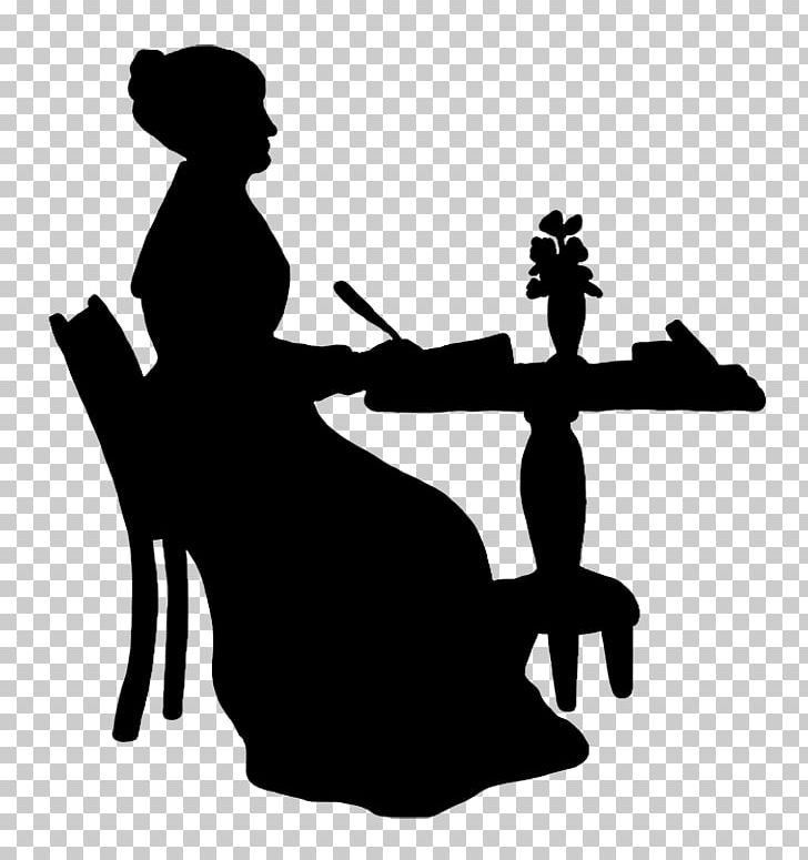 Victorian Era Silhouette Woman PNG, Clipart, Animals, Artwork, Black And White, Drawing, Female Free PNG Download