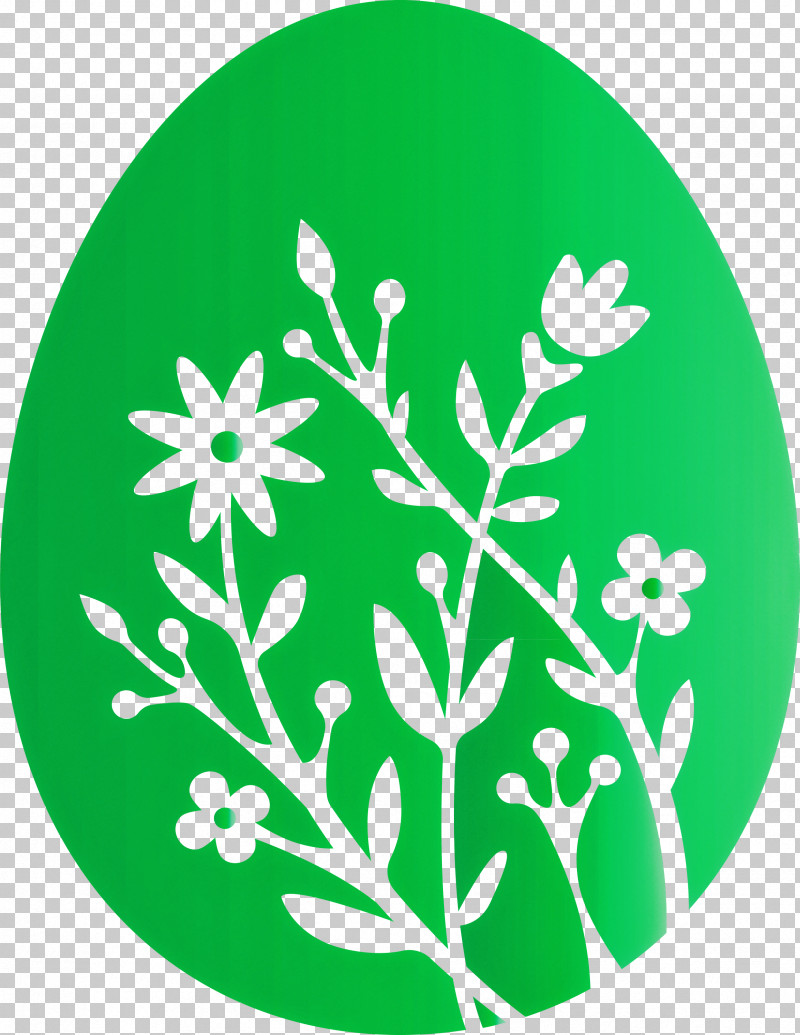 Floral Egg Easter Day PNG, Clipart, Easter Day, Floral Egg, Flower, Green, Leaf Free PNG Download