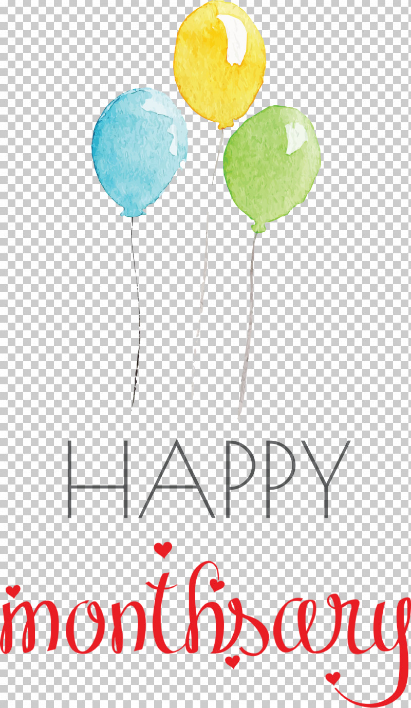 Happy Monthsary PNG, Clipart, Balloon, Happy Monthsary, Meter, Party Free PNG Download