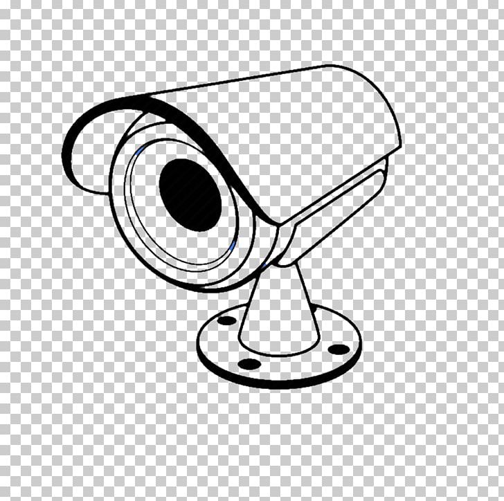 Wireless Security Camera Closed-circuit Television Drawing Surveillance PNG, Clipart, Angle, Area, Black And White, Camera, Circle Free PNG Download