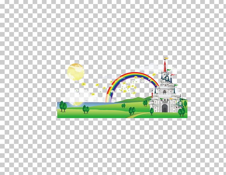 Rainbow PNG, Clipart, Architecture, Area, Blue, Castle, Castle Vector Free PNG Download