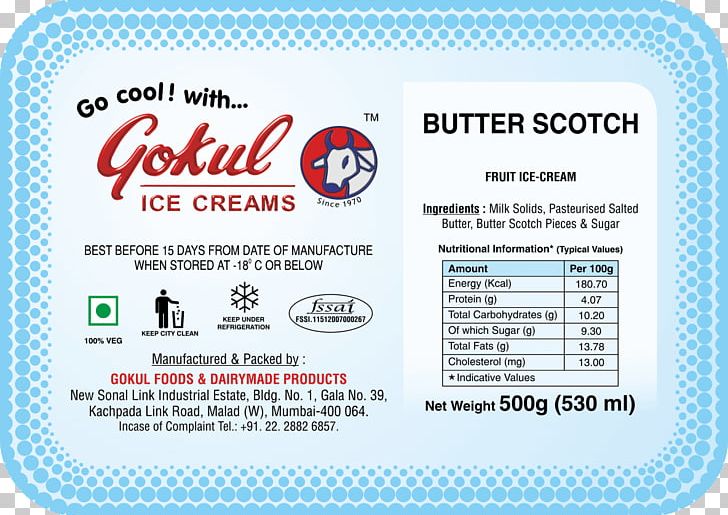 Ice Cream Kulfi Milk Nutrition Facts Label Food PNG, Clipart, Amul, Area, Brand, Chocolate, Flavor Free PNG Download