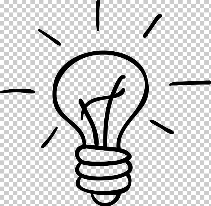 Incandescent Light Bulb Computer Icons Lamp PNG, Clipart, Angle, Black, Black And White, Circle, Compact Fluorescent Lamp Free PNG Download