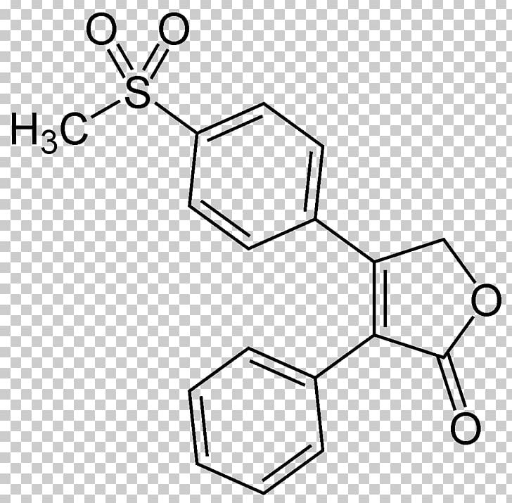 Rofecoxib COX-2 Inhibitor Prostaglandin-endoperoxide Synthase 2 Chemistry Nonsteroidal Anti-inflammatory Drug PNG, Clipart, Angle, Area, Black And White, Celecoxib, Chemical Compound Free PNG Download