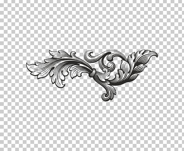 Scroll Baroque Ornament PNG, Clipart, Acanthus, Adorn, Art, Baroque, Black And White Free PNG Download