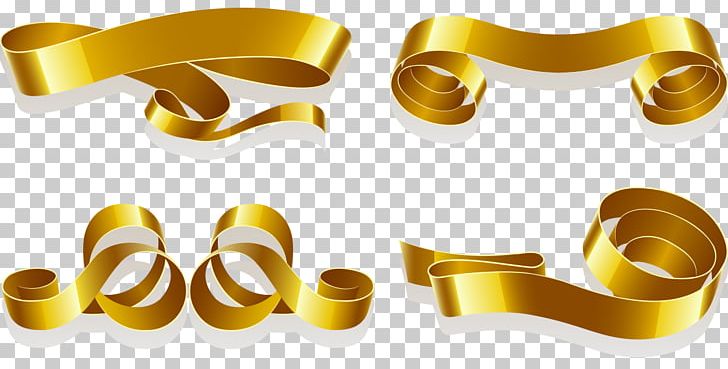 Web Banner Ribbon Gold PNG, Clipart, Bar Vector, Brass, Decoration, Designer, Gilding Free PNG Download