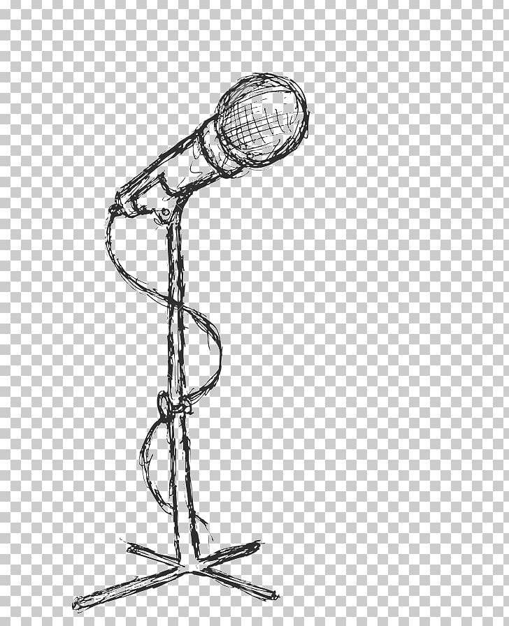 Microphone Drawing Painting PNG, Clipart, Art, Black And White, Body Jewelry, Draw, Drawing Free PNG Download