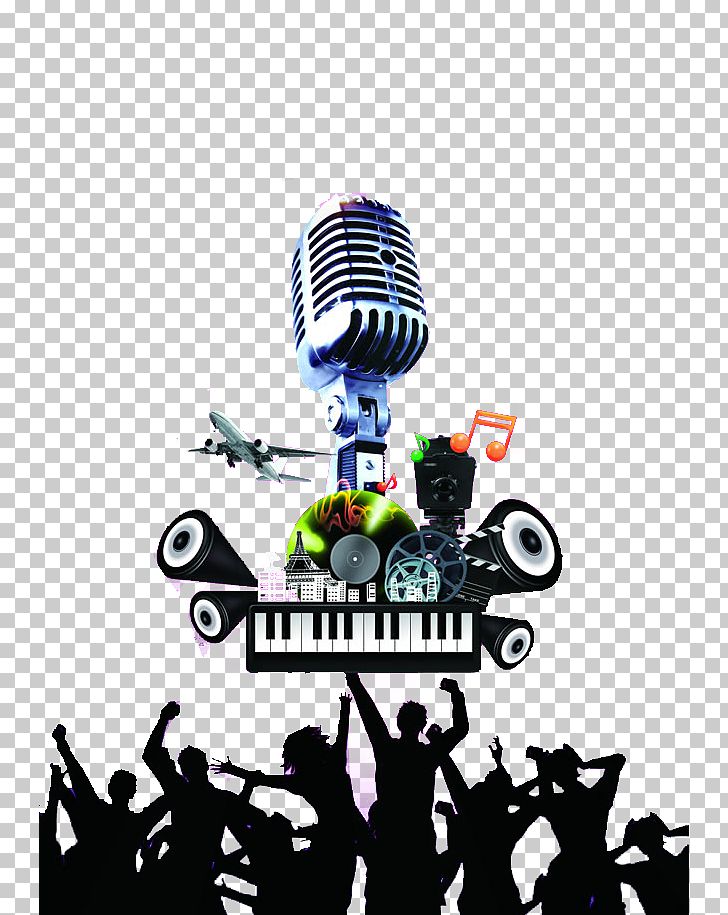 Microphone Poster Graphic Design PNG, Clipart, Advertising, Audio, Audio Equipment, Audio Studio Microphone, Brand Free PNG Download