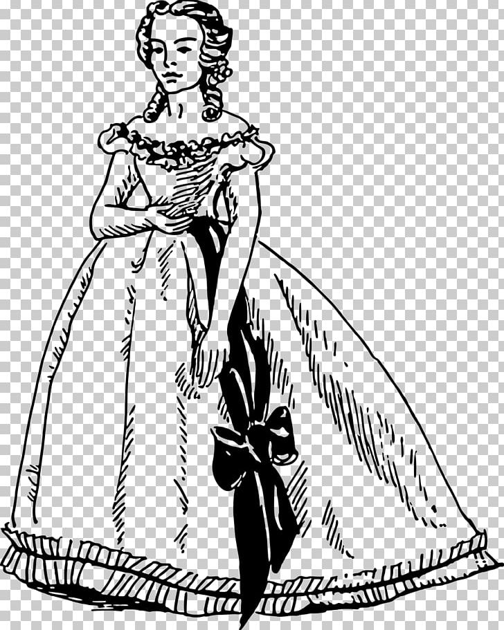 Gown Dress Crinoline Clothing PNG, Clipart, Arm, Art, Artwork, Ball Gown, Black Free PNG Download