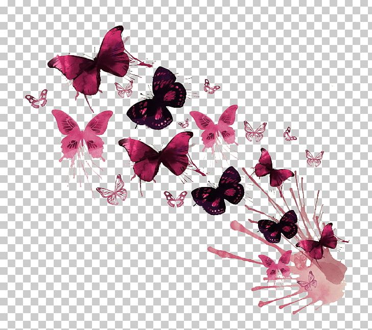 Butterfly Watercolor Painting Work Of Art PNG, Clipart, Abstract Art, Art, Blossom, Blue Butterfly, Butterflies Free PNG Download