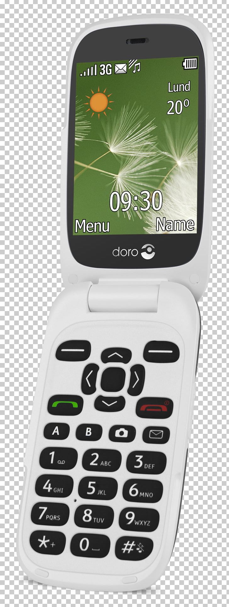 Clamshell Design Smartphone Feature Phone Doro Graphite White PNG, Clipart, 3 G, Communication Device, Doro, Electronic Device, Electronics Free PNG Download