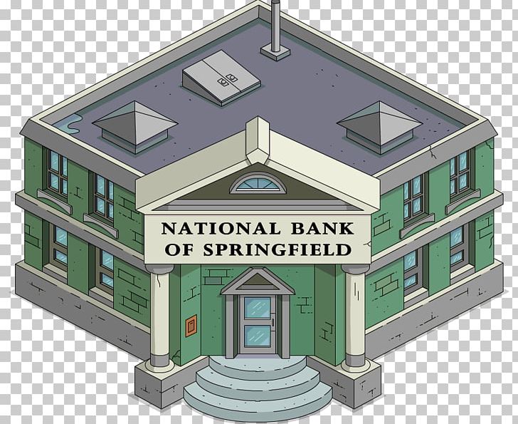 The Simpsons: Tapped Out National Bank Springfield Marge Simpson PNG, Clipart, Angle, Bank, Building, Elevation, Facade Free PNG Download