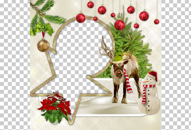 Reindeer Christmas Ornament PNG, Clipart, Border Frame, Branch, Cartoon, Christmas, Christmas Decoration Free PNG Download