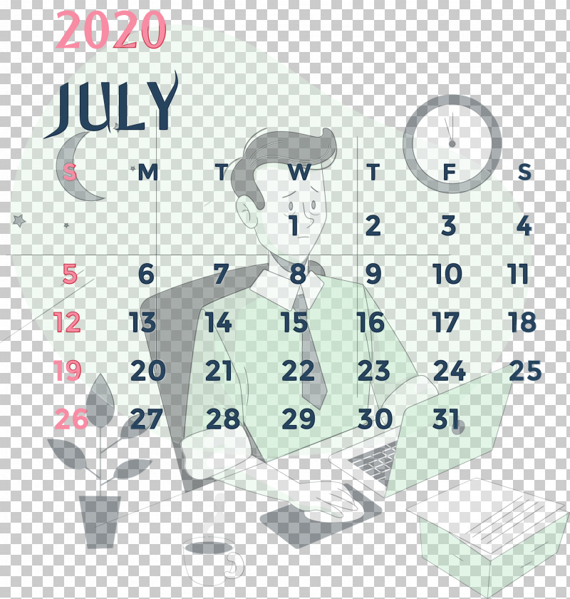 New Year PNG, Clipart, 2019, 2020 Calendar, Calendar System, July 2020 Calendar, July 2020 Printable Calendar Free PNG Download