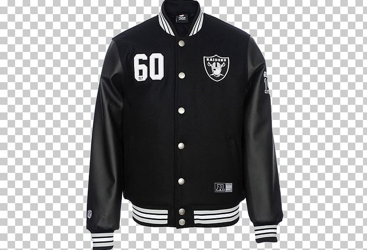 Oakland Raiders NFL Jacket American Football PNG, Clipart, American Football, Black, Blouson, Brand, Button Free PNG Download