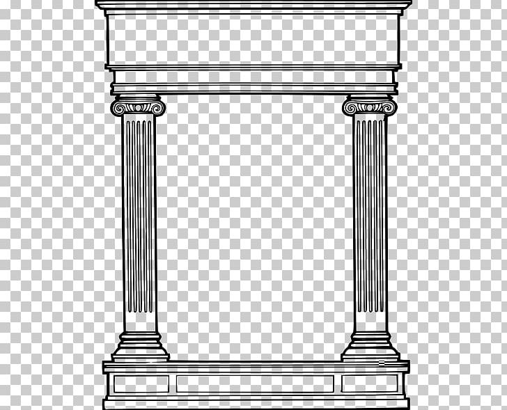 Column Classical Order PNG, Clipart, Ancient Greek Architecture, Ancient Roman Architecture, Angle, Architecture, Black And White Free PNG Download