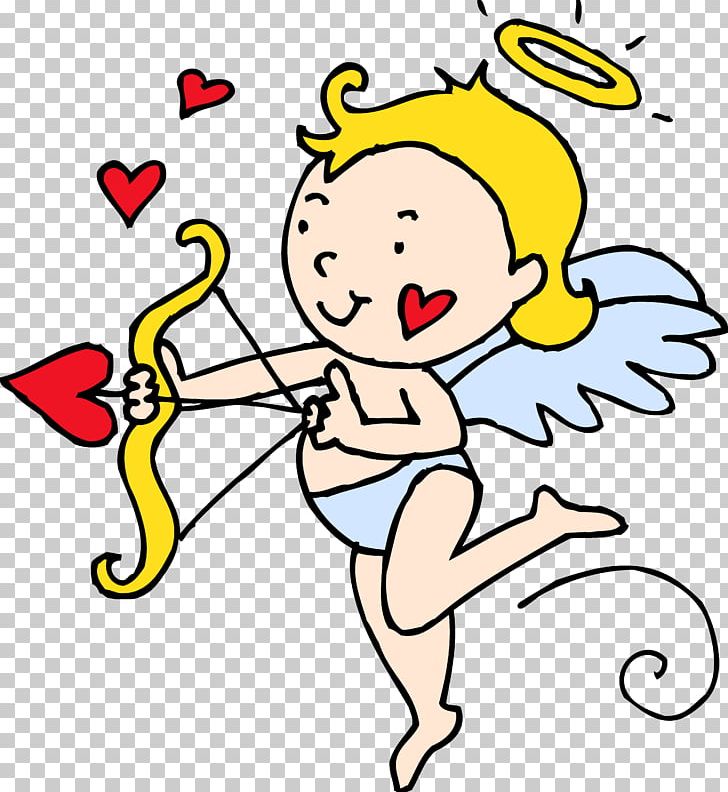 Cupid Cherub Coloring Book Valentine's Day PNG, Clipart, Arrow, Art, Artwork, Black And White, Cherub Free PNG Download