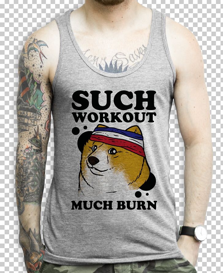 T-shirt Clothing Top Doge PNG, Clipart, Active Tank, Brand, Clothing, Doge, Dogecoin Free PNG Download