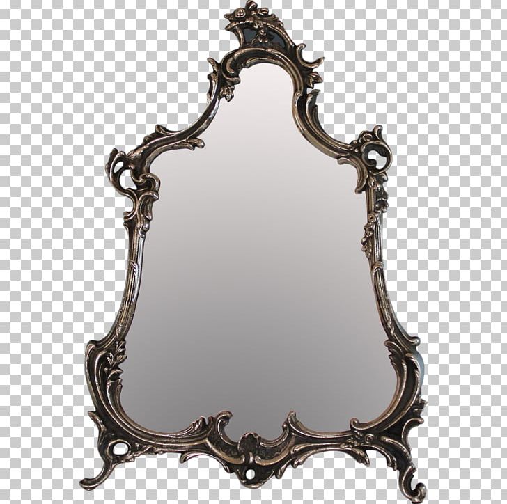 Mirror Rococo Vanity Ornament Silver PNG, Clipart, Antique, Decor, Furniture, Glass, Gold Free PNG Download