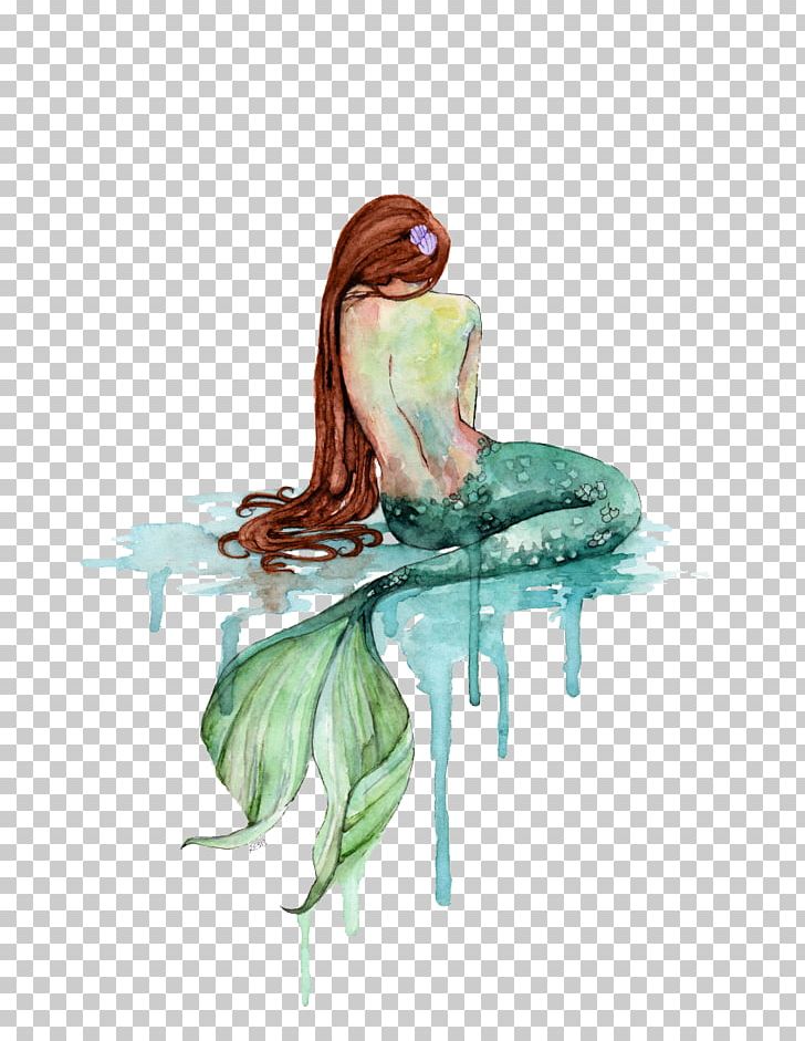 Mermaid Watercolor Painting Art Drawing PNG, Clipart, Art, Artist, Canvas, Canvas Print, Drawing Free PNG Download
