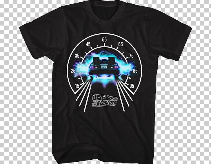 T-shirt Marty McFly Back To The Future DeLorean Time Machine Biff Tannen PNG, Clipart, Active Shirt, Back To The Future, Back To The Future Part Ii, Black, Blue Free PNG Download