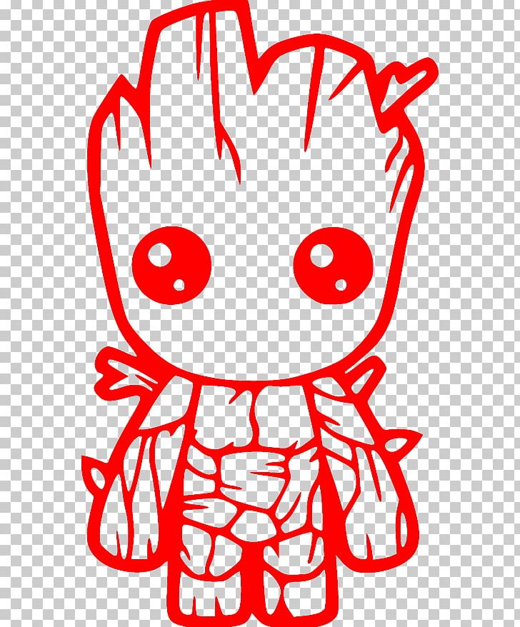 Baby Groot Decal Bumper Sticker PNG, Clipart, Art, Black And White, Die Cutting, Electronics, Emotion Free PNG Download