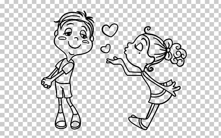 Drawing Kiss Coloring Book PNG, Clipart, Angle, Arm, Black, Cartoon, Child Free PNG Download