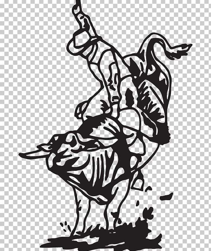 Sticker Decal Horse Bull Riding PNG, Clipart, Animals, Art, Bird, Black, Black And White Free PNG Download