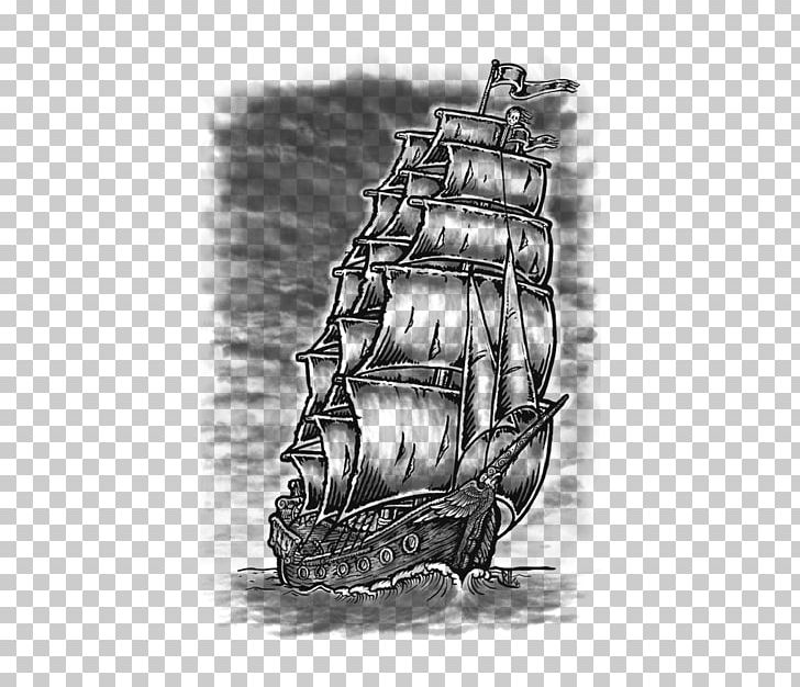 Tattoo Drawing Black-and-gray Ship Sketch PNG, Clipart, Art, Barque, Blackandgray, Black And White, Brig Free PNG Download
