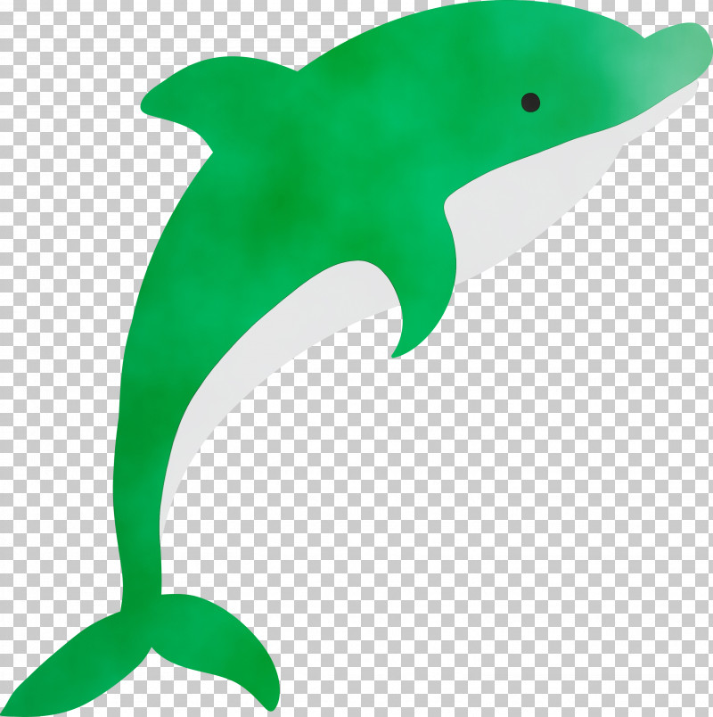 Dolphin Bottlenose Dolphin Fin Green Animal Figure PNG, Clipart, Animal Figure, Bottlenose Dolphin, Cetacea, Common Dolphins, Dolphin Free PNG Download